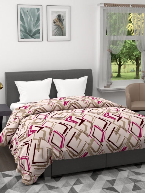 

BIANCA Unisex Multi Blankets Quilts and Dohars, Brown