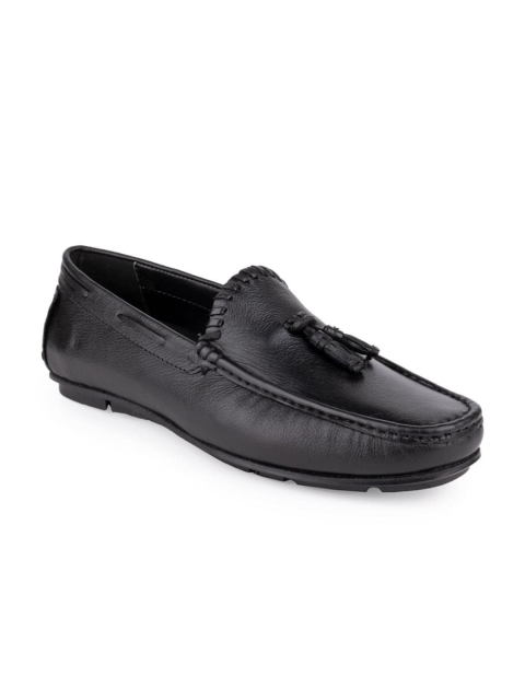 

One8 Men Black Solid Formal Slip-On