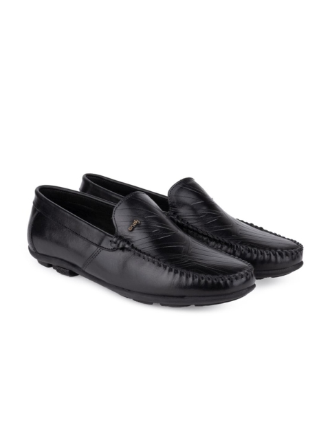 

One8 Men Black Solid Leather Formal Shoes