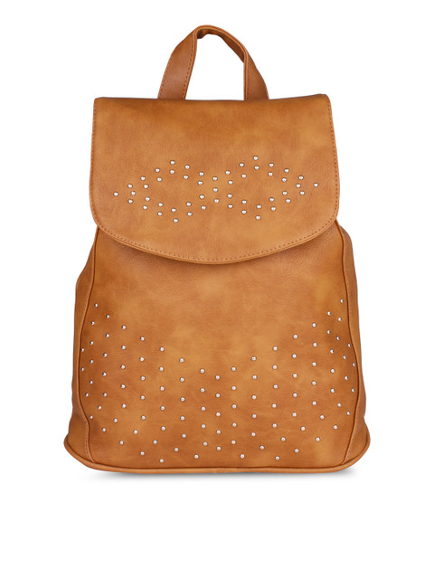 

20Dresses Women Brown Studded Backpack