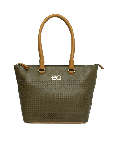 

E2O Green Solid Shoulder Bag
