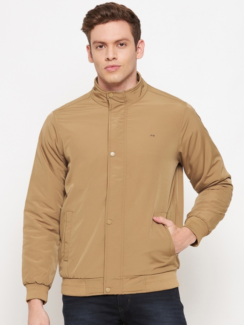 

Okane Men Khaki Solid Padded Jacket