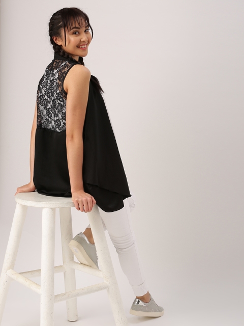 

DressBerry Black Solid Open Front Shrug