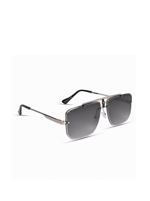 

Voyage Unisex Square Sunglasses with UV Protected Lens, Grey