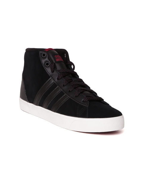 

ADIDAS NEO Women Black CloudFoam Daily QT Leather Sneakers