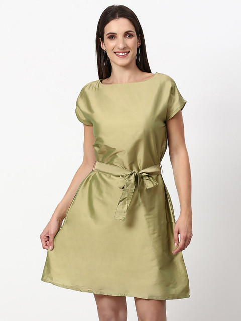 

abof Women Gold-Toned Dress