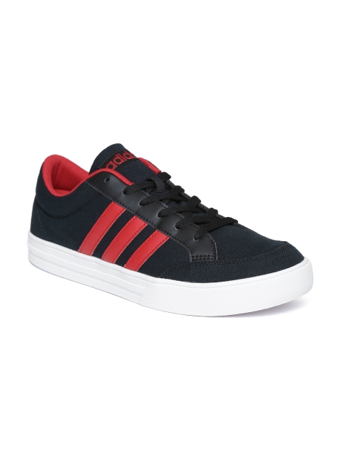 Adidas NEO Men Black VS SET Sneakers available at myntra for Rs.1979