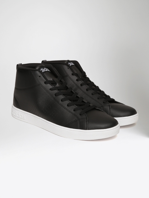 

ADIDAS NEO Men Black Advantage Clean Mid-Top Sneakers