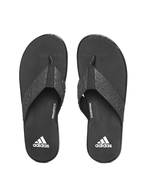 

ADIDAS Men Black Beachcloud Textured Flip-Flops