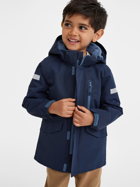 

H&M Boys Blue Water-Repellent Parka