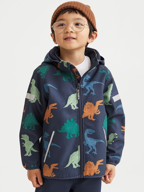 

H&M Blue Water-Resistant Softshell Jacket