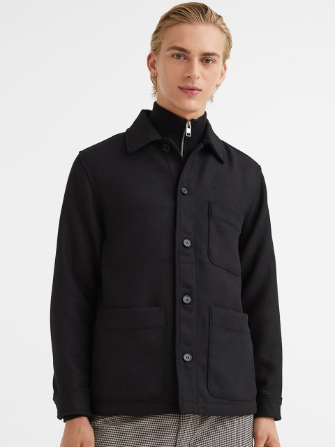

H&M Black Wool-Blend Jacket