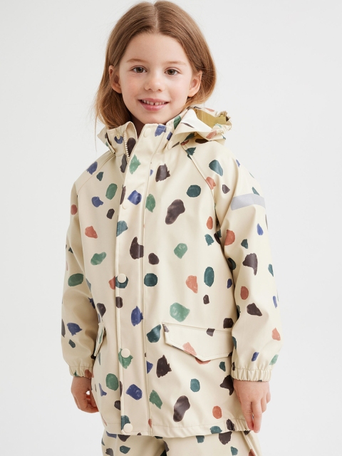 

H&M Girls Beige Rain Jacket