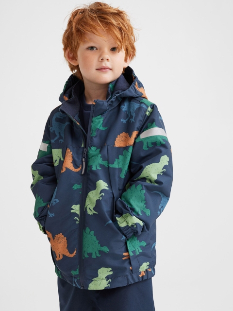 

H&M Boys Blue Water-Repellent Shell Jacket