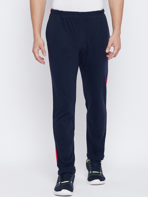 

THE MILLION CLUB Men Navy Blue Regular Fit Solid Track Pants