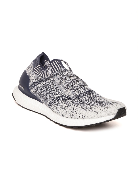 

ADIDAS Men Off-White & Navy Ultraboost Uncaged Running Shoes