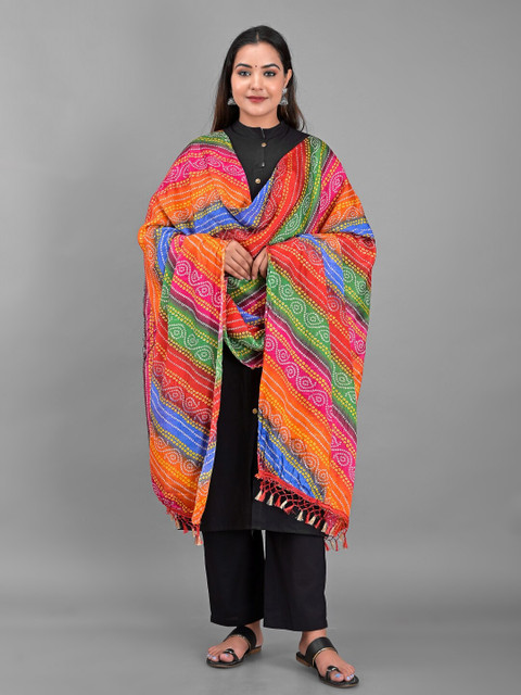 

Apratim Printed Bandhani Dupatta, Multi