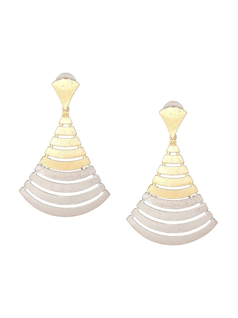 

Adwitiya Collection Gold-Toned Classic Drop Earrings