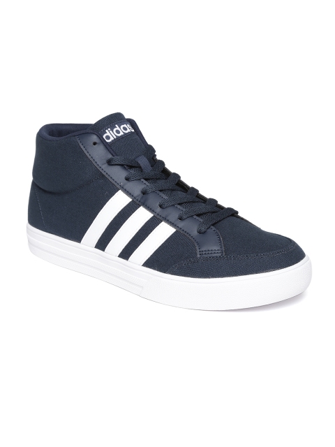 

ADIDAS NEO Men Navy VS SET Solid Mid-Top Sneakers, Navy blue