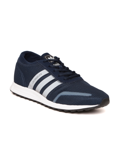 

ADIDAS Originals Men Navy Los Angeles Sneakers, Navy blue