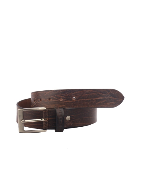 

Red Chief Men Brown Textured Leather Formal Belt