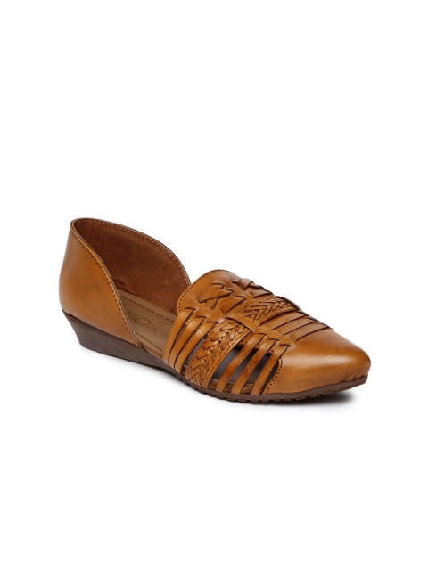 

Catwalk Women Tan Leather Flat Shoes