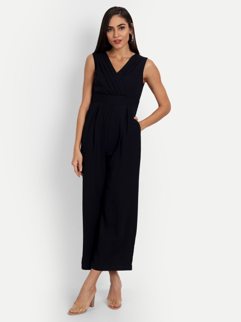 

ESSQUE Navy Blue Basic Jumpsuit