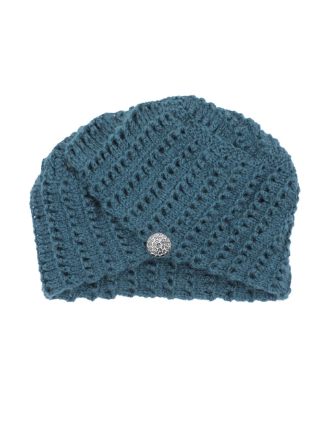 

Bharatasya Women Blue Beanie