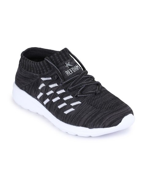 

REFOAM Men Blue Mesh Running Non-Marking Sports Shoes