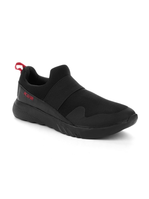 

REFOAM Men Black Mesh Running Non-Marking Shoes