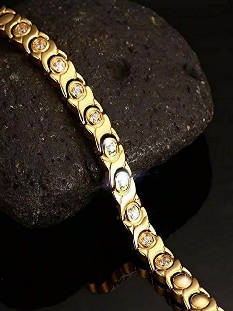 

UNIVERSITY TRENDZ Women Gold-Plated Link Bracelet