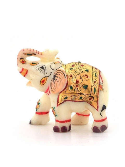 

Fashion Bizz White & Red Printed Showpiece