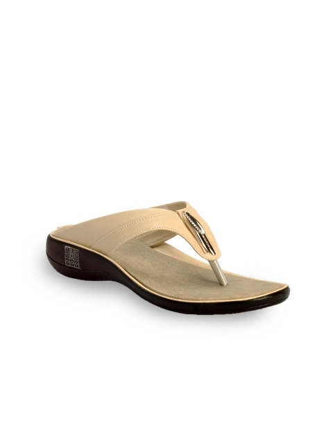 

Khadims Women Embellished One Toe Flats, Beige