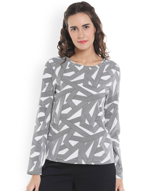 

Vero Moda Women White Printed Top