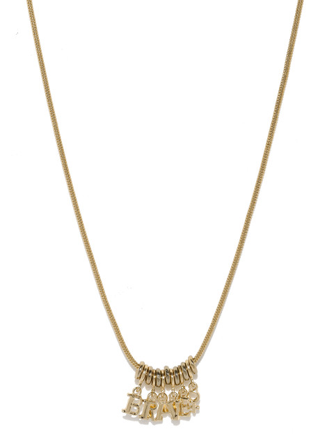 

Ayesha Girl Power Gold-Toned Necklace