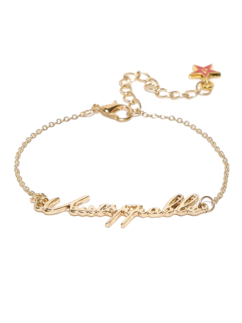 

Ayesha Gold-Toned Stainless Steel Link Bracelet