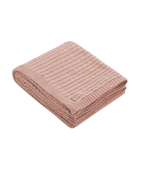 

Pluchi Striped AC Room 350 GSM Pure Cotton Single Bed Dohar, Pink