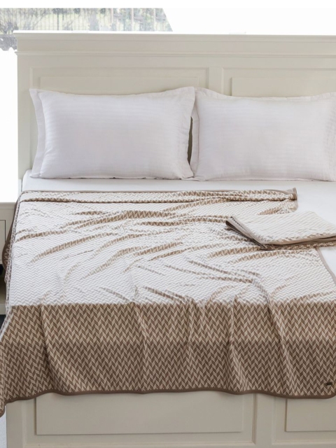 

Pluchi Set of 2 Printed AC Room 350 GSM Pure Cotton Single Bed Dohar, Grey