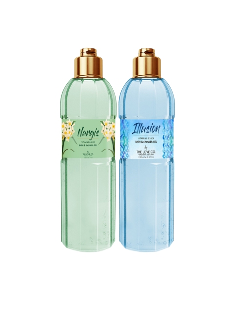 

THE LOVE CO. Set Of 2 Nargis + illusion Bath & Shower Gel 250ml, Multi