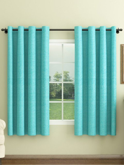 

HomeTown Set of 2 Green Room Darkening Window Curtain