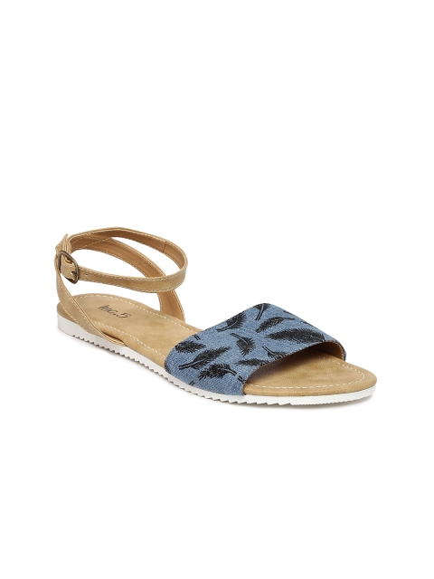 

Inc 5 Women Blue & Brown Printed Flats