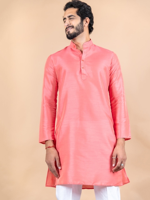 

Tistabene Men Pink Kurta