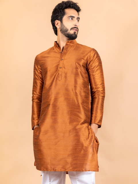 

Tistabene Men Orange Kurta