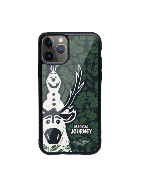 

macmerise Green Magical Journey Printed iPhone 11 Pro Max Glass Back Case