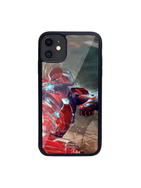 

macmerise Black & Red Ironman Attack Printed iPhone 11 Back Cover