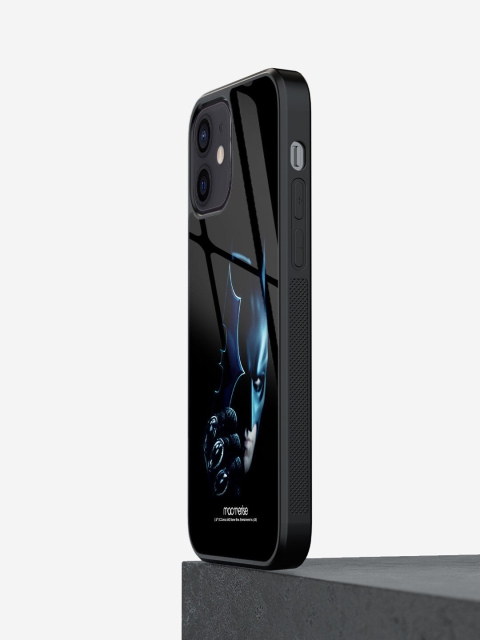 

macmerise Blue Printed I am Batman iPhone 12 Mini Glass Phone Back Case