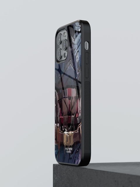 

macmerise Black Grunge Suit Steve Printed iPhone 13 Pro Max Back Cover