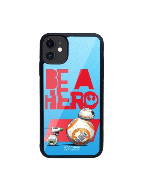 

macmerise Blue & Red Be A Hero iPhone 11 Back Case