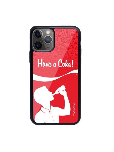 

macmerise Red Have a Coke Glass Case for iPhone 11 Pro Back Case
