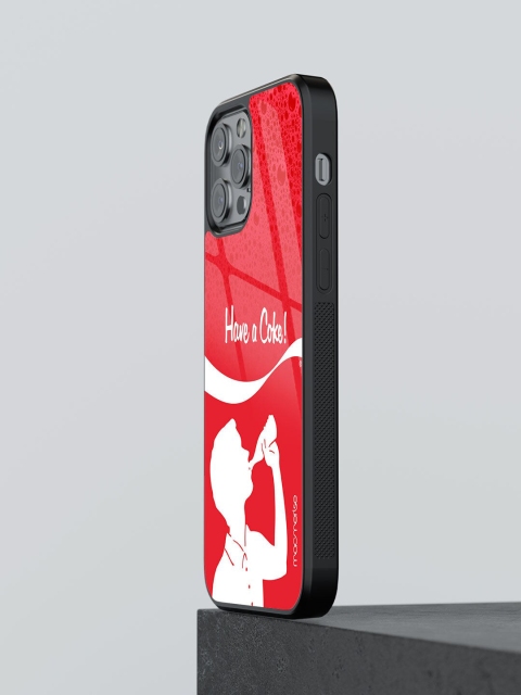 

macmerise Red & White Have a Coke Boy Printed iPhone 12 Pro Max Back Case